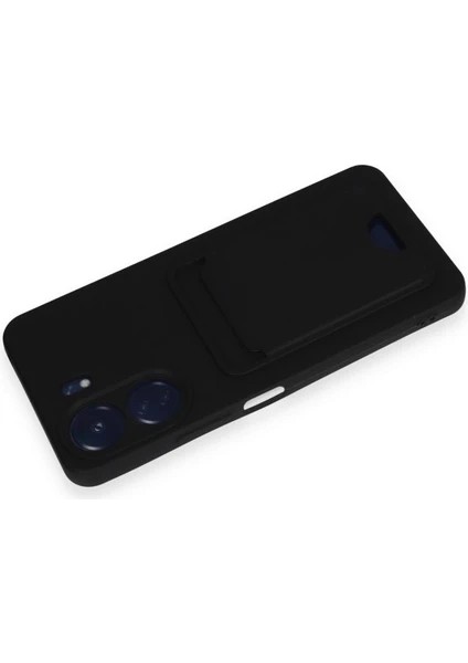 Xiaomi Poco C65 Uyumlu Arka Kamera Korumalı Kart Koyulabilen Silikon Kartlıklı Kılıf Kapak modelleri