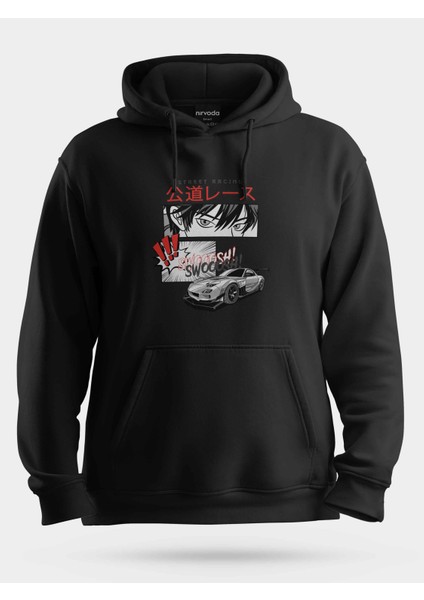 Street Racing Sokak Yarışı Unisex Kapüşonlu Sweatshirt