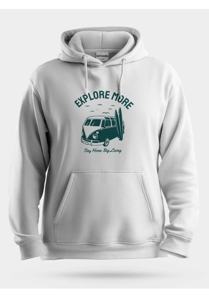 Tiny Home Karavan Unisex Kapüşonlu Sweatshirt