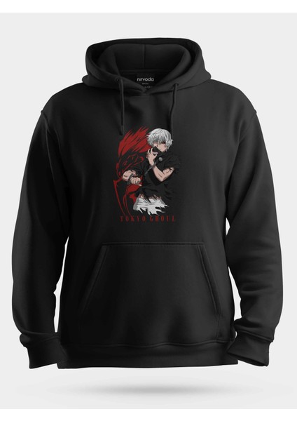 Tokyo Ghoul Unisex Kapüşonlu Sweatshirt