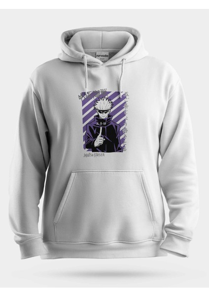 Satoru Gojo Jujutsu Kaisen Unisex Kapüşonlu Sweatshirt