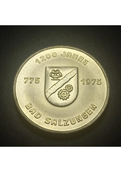 775/1975 Volkssolbad Bad Kösen 1200.YILI Hatıra Madalya 35.6gram 40MM