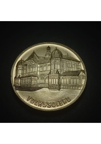 775/1975 Volkssolbad Bad Kösen 1200.YILI Hatıra Madalya 35.6gram 40MM