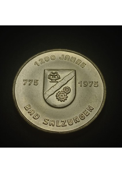 775/1975 Volkssolbad Bad Kösen 1200.YILI Hatıra Madalya 35.6gram 40MM