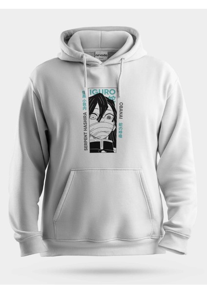 Obanai Iguro Demon Slayer Unisex Kapüşonlu Sweatshirt