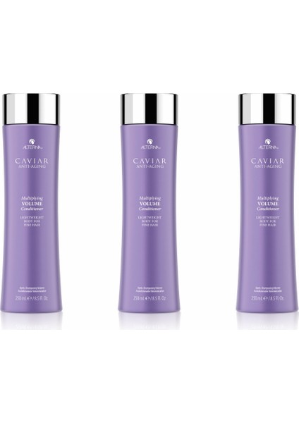 Ekonomik Üçlü Caviar Multiplying Volume Saç Kremi 250 ml