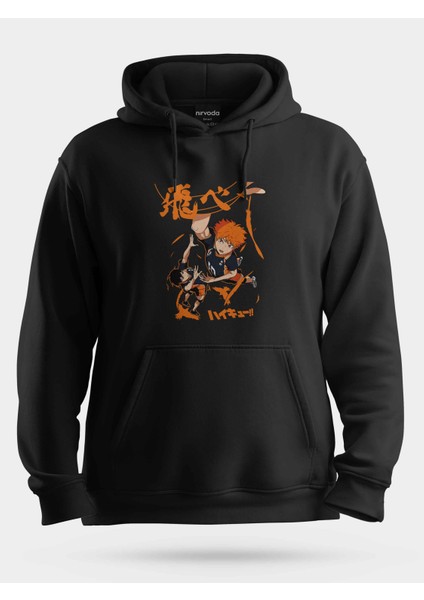 Haikyuu Unisex Kapüşonlu Sweatshirt