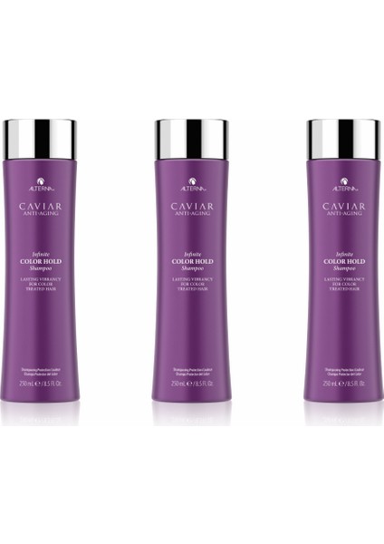 Ekonomik Üçlü Caviar Infinite Color Hold Şampuan 250 ml