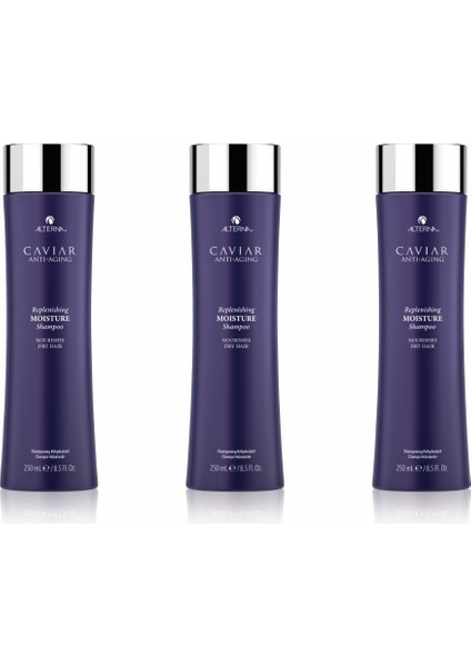 Ekonomik Üçlü Caviar Replenishing Moisture Şampuan 250 ml