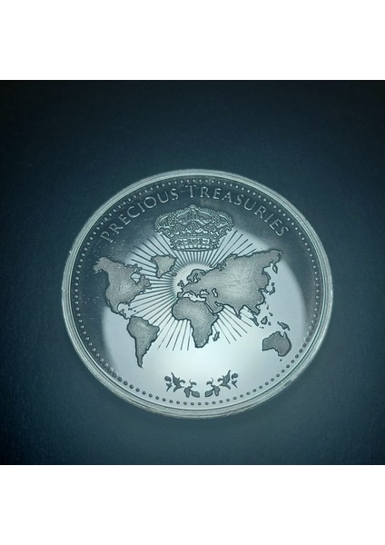 2001 Almanya Değerli Hazineler Hatıra Madalya Precıous Treasurıes 28GRAM / 40MM