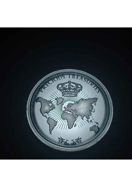 2001 Almanya Değerli Hazineler Hatıra Madalya Precıous Treasurıes 28GRAM / 40MM