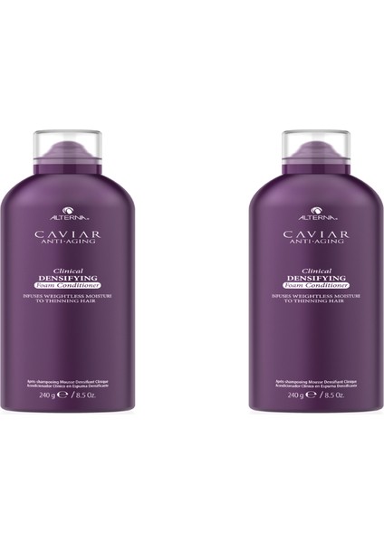 Ekonomik Ikili Caviar Clinical Densifying Foam Saç Kremi