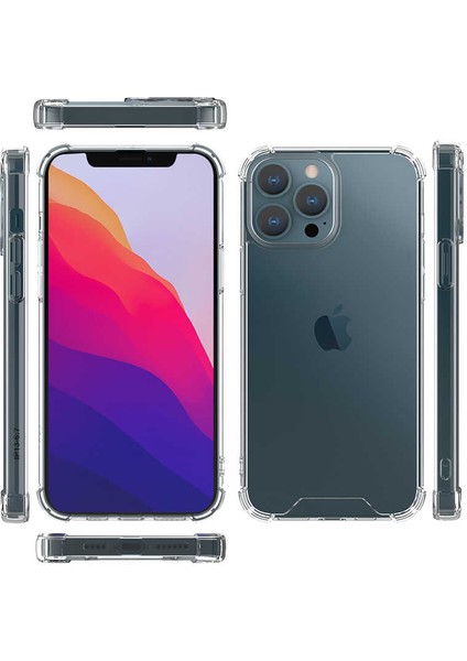 Apple iPhone 13 Pro Max Uyumlu Zore Kamera Korumalı Nitro Anti Shock Silikon-Renksiz fiyatları