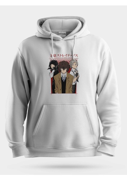Bungou Stray Dogs Unisex Kapüşonlu Sweatshirt
