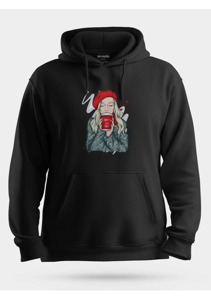 Coffee Is My Life Unisex Kapüşonlu Sweatshirt