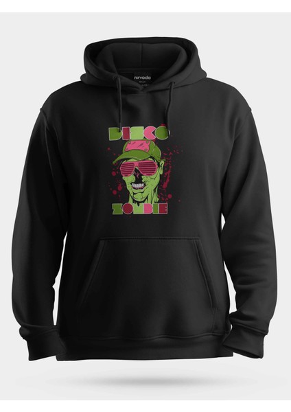 Disko Zombie Unisex Kapüşonlu Sweatshirt