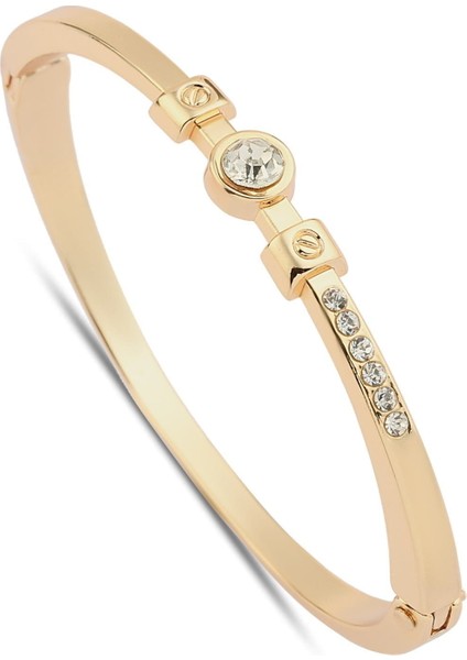 Büyük Taşlı Kelepçe Bileklik (Gold) fiyatları