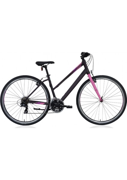 Sportıve 322 28" 21-V Vb Mat Mürdüm-Pembe 40CM Şehir Bisikleti