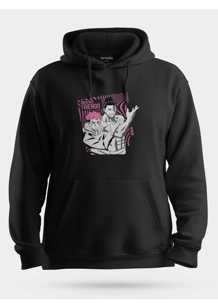 Itadori Todo Best Friend Unisex Kapüşonlu Sweatshirt