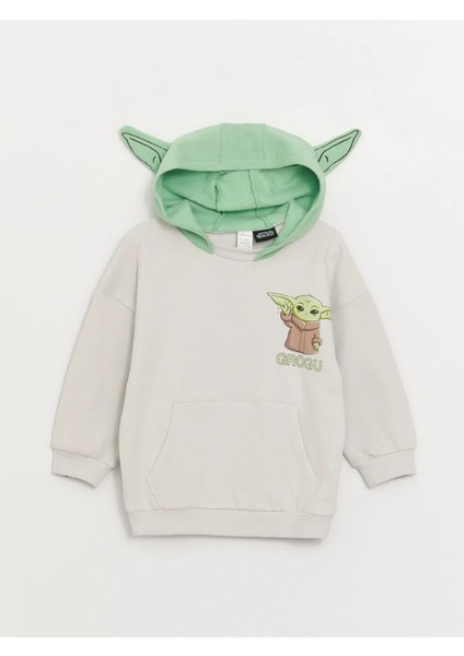 Baby Uzun Kollu Star Wars Baskılı Erkek Bebek Hoodie