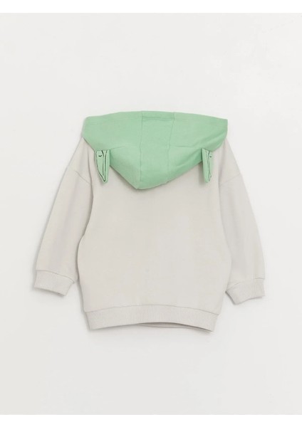 Baby Uzun Kollu Star Wars Baskılı Erkek Bebek Hoodie