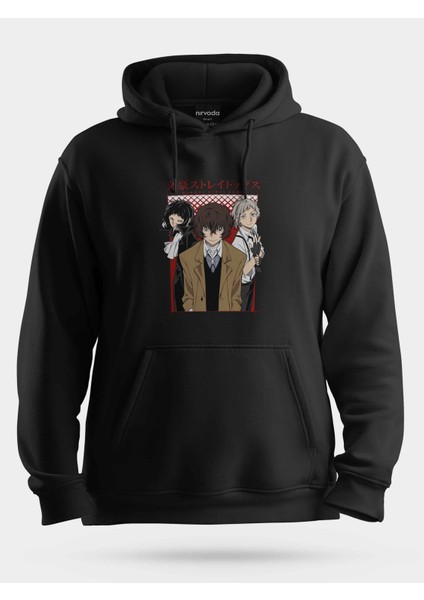 Bungou Stray Dogs Unisex Kapüşonlu Sweatshirt