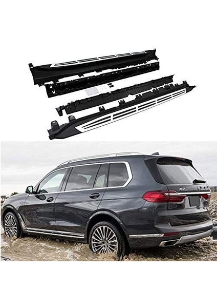 Bmw X7 Uyumlu 2019- Yan Basamak Side Step Square Style