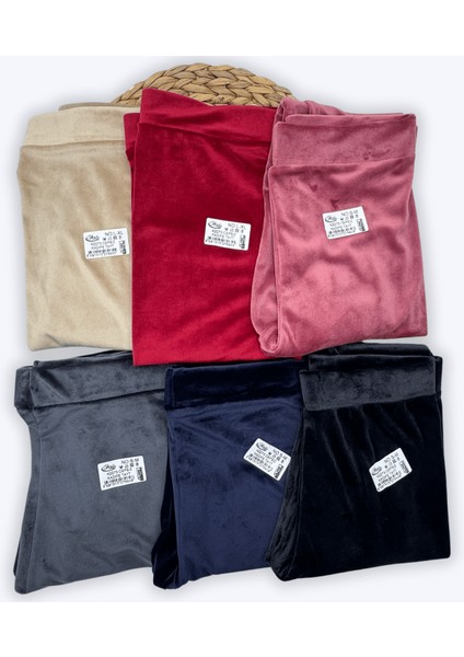 2273 Atilla Kadın Fransız Kadife Tayt Bordo fiyatları