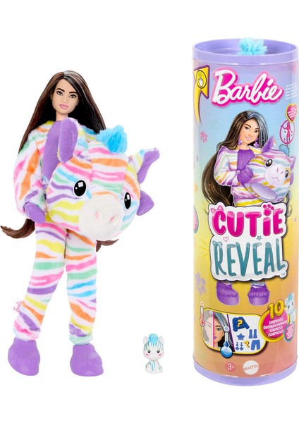 Cutie Reveal Rüya Renkler Serisi Zebra Doll HRK37-HRK39