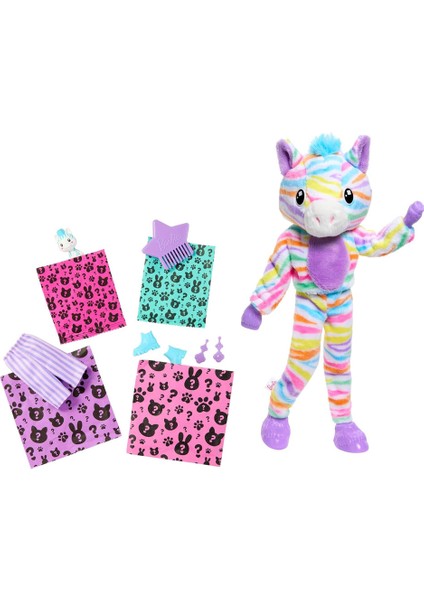 Cutie Reveal Rüya Renkler Serisi Zebra Doll HRK37-HRK39 fırsatları