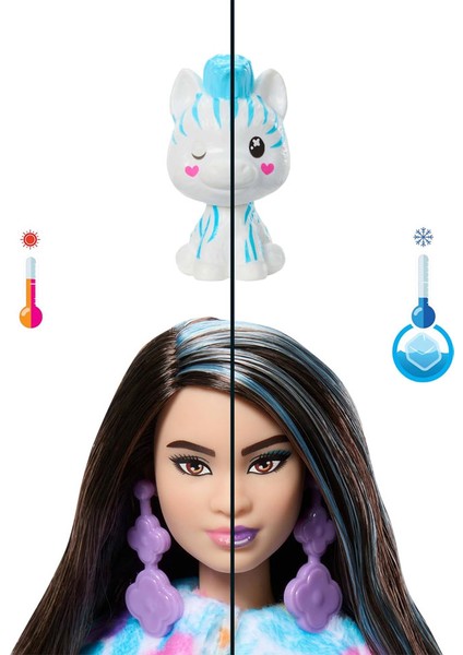 Cutie Reveal Rüya Renkler Serisi Zebra Doll HRK37-HRK39 indirimleri