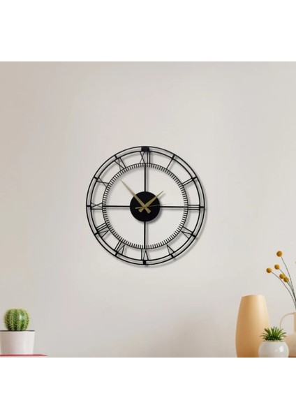 Metal Duvar Saati Minimalist Dekoratif Saat