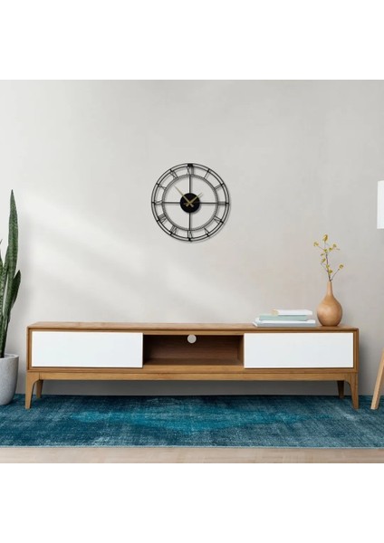 Metal Duvar Saati Minimalist Dekoratif Saat