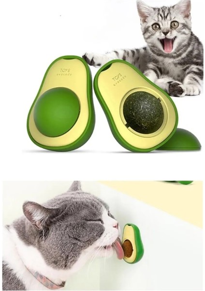 Avakado Kedi Naneli Catnip Yalama Oyun Topu