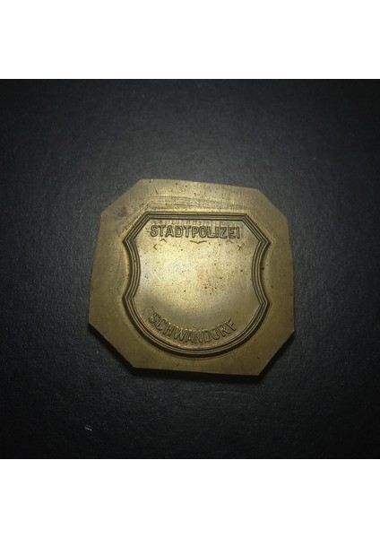 Schwandorf Şehir Polisi Hatıra Madalya Kesilmemiş Madalya 70.5gram 54MM Nadir fırsatları