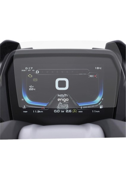 Voge Sr4 Max 350 Mat Ekran Koruyucu 7 Inç Gösterge Paneli 9h Şeffaf