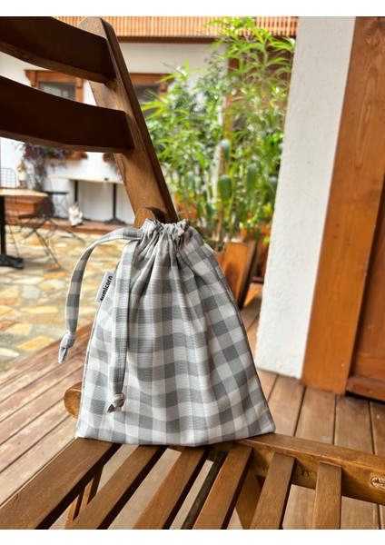 Pötikareli Çevre Dostu Bez Keten Büzgülü Ipli Düzenleyici Kese,mini Makyaj Seyahat Çantası fırsatları