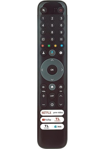 Tcl 98P755 Ile Uyumlu 4K Smart Tv Kumanda-Mikrofonlu