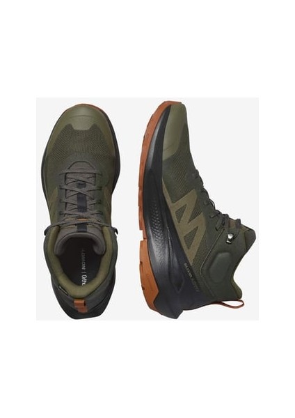 Salomon Elixir Activ Mid Gore-Tex Erkek Outdoor Botu Haki