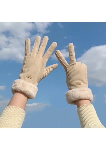 Kadın Kış Eldivenleri - Peluş Astarlı, Kalın & Sıcak Kadın Eldiven fiyatları