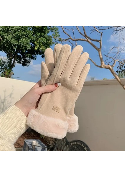 Kadın Kış Eldivenleri - Peluş Astarlı, Kalın & Sıcak Kadın Eldiven modelleri