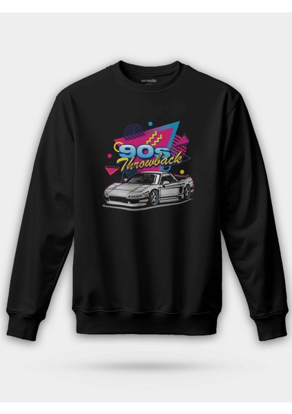 90LAR Spor Araba Unisex Regular Sweatshirt