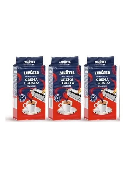Crema E Gusto Filtre Kahve 3 Adet 250 gr