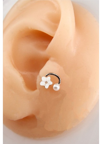 Rose 8 mm Piercing Tragus Helix Kıkırdak