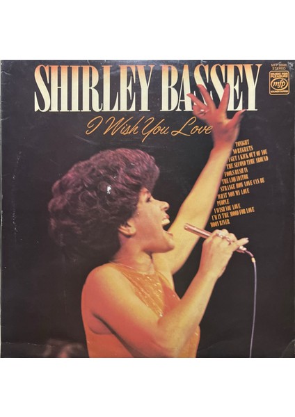 Shirley Bassey - I Wish You Love Lp Plak