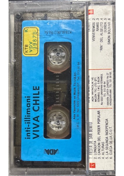 Inti-Illimani Viva Chile Kaset