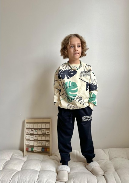 Yigit Butik Baskılı Erkek Çocuk Alt Üst Takım modelleri