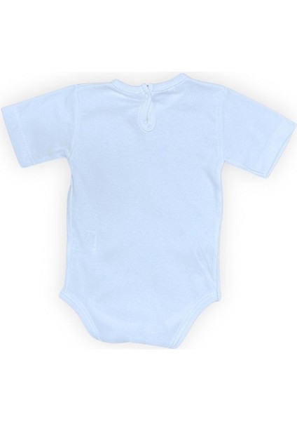 Açım Ben Kedi Baskılı Bebek Kısa Kol Body Zıbın Çıtçıtlı Badi MNK0631 fiyatları