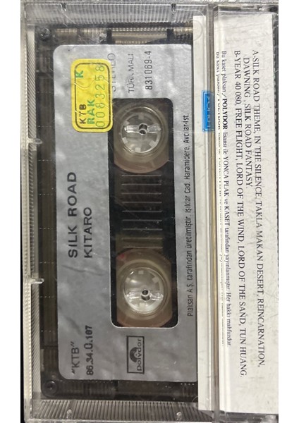 Kitaro Silk – Road Kaset fiyatları