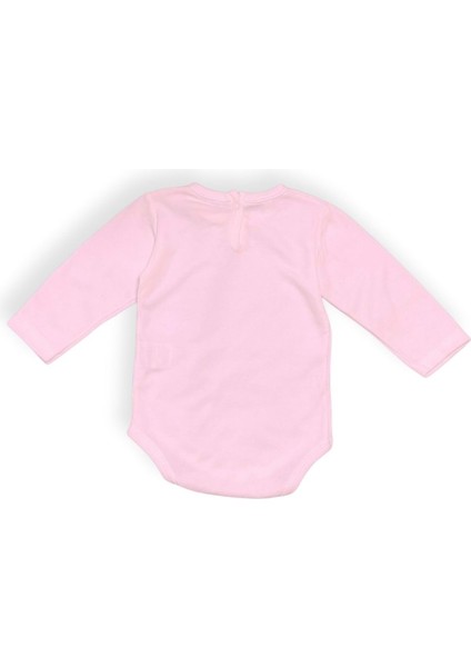 Açım Ben Kedi Baskılı Bebek Uzun Kol Body Zıbın Çıtçıtlı Badi MNK0631 fiyatları